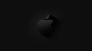 Black Apple Logo 4k Wallpaper