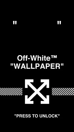 Black Background Off White Iphone Wallpaper