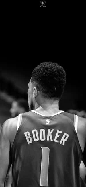 Black Basketball Devin Booker Wallpaper