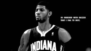 Black Basketball Paul George Wallpaper