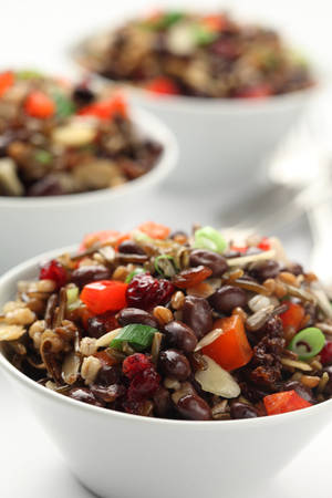 Black Beans And Lentils Salad Wallpaper