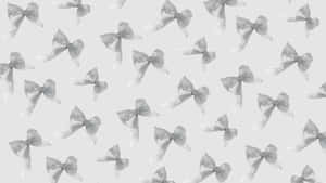 Black Bow Pattern Design Wallpaper