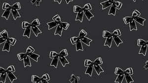 Black Bow Pattern Design Wallpaper