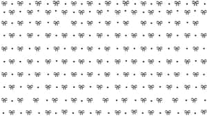 Black Bow Pattern Design Wallpaper