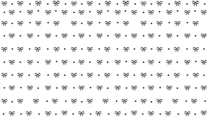 Black Bow Pattern Design Wallpaper