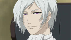 Black Butler Anime Character Smirk Wallpaper