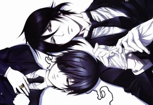 Black Butler Anime Characters Sebastianand Ciel Wallpaper
