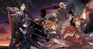 Black Butler Anime Cruise Ship Wallpaper