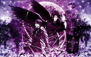 Black Butler Black Sebastian And Earl Wallpaper