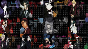Black Butler Character Calendar Wallpaper
