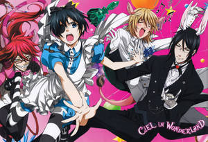 Black Butler Ciel In Wonderland Wallpaper