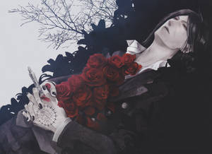 Black Butler Sebastian Funeral Wallpaper