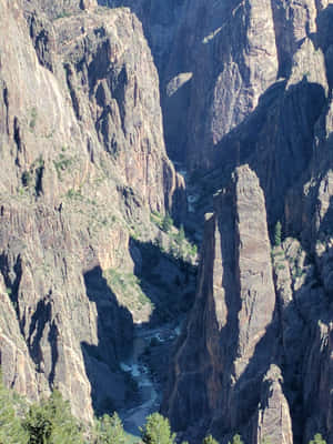 Black Canyon In Colorado Wallpaper