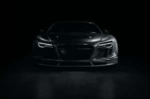 Black Car 4k Audi R8 White Wallpaper