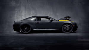 Black Car 4k Chevrolet Camaro Wallpaper