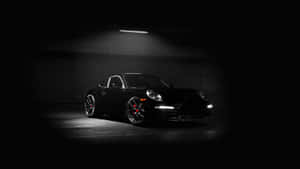 Black Car 4k Porsche 911 Wallpaper