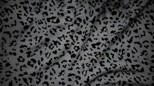 Black Cheetah Print Fabric Wallpaper