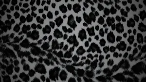 Black Cheetah Print Fabric Wallpaper