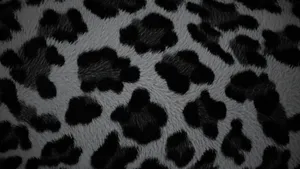 Black Cheetah Print Fabric Wallpaper