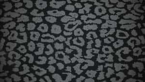 Black Cheetah Print Fabric Wallpaper