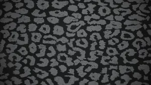 Black Cheetah Print Fabric Wallpaper