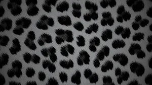 Black Cheetah Print Pattern Wallpaper