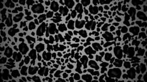 Black Cheetah Print Pattern Wallpaper