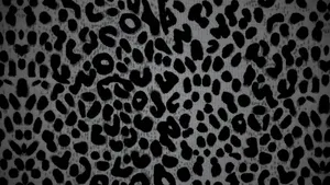 Black Cheetah Print Pattern Wallpaper