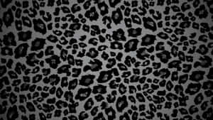 Black Cheetah Print Pattern Wallpaper