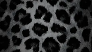 Black Cheetah Print Texture Wallpaper
