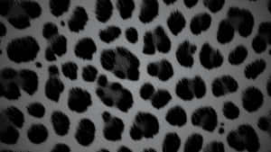 Black Cheetah Print Texture Wallpaper