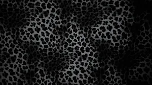 Black Cheetah Print Texture Wallpaper