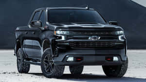 Black Chevrolet Silverado Z71 Offroad Wallpaper