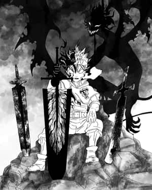 Black Clover Anti Magic Transformation Wallpaper