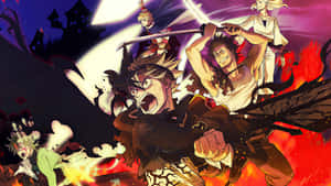 Black Clover Black Bull Team Battle Wallpaper