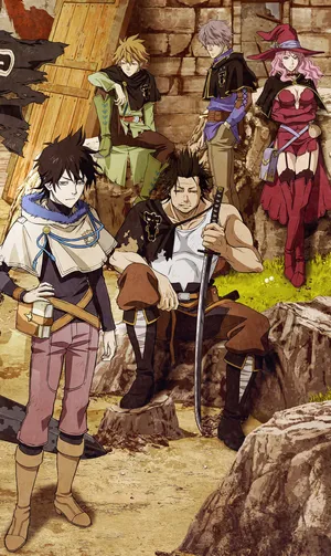 Black Clover Magic Knights Group Wallpaper