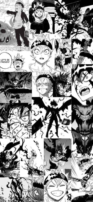 Black Clover Manga Collage Wallpaper