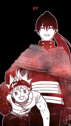 Black Clover Manga Smile Behind Cloak Wallpaper