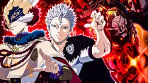 Black Clover Mars Character Collage Wallpaper