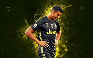 Black Cr7 Cool Fanart Wallpaper