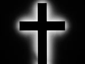Black Cross Glowing Wallpaper