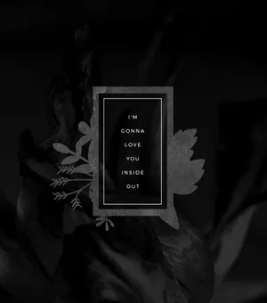 Black Cute Girly Quote Wallpaper