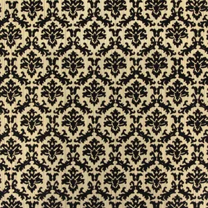 Black Damask Pattern Texture Wallpaper