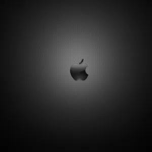 Black Dark Ipad Apple Logo Wallpaper