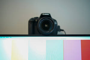 Black Dslr Webcam Wallpaper