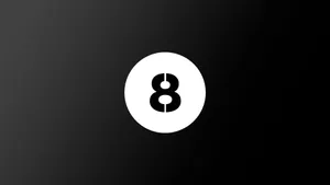 Black Eight Ball Icon Wallpaper