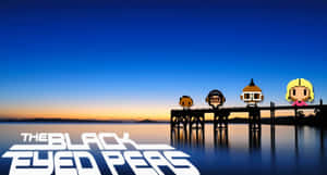 Black Eyed Peas Rocking Their Iconic Look In A Los Angeles Studio Wallpaper