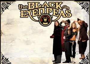 Black Eyed Peas Singing On Stage Wallpaper