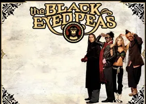 Black Eyed Peas Singing On Stage Wallpaper