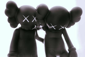 Black Figures Kaws Pc Wallpaper